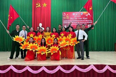 Tiết mục múa “Đất nước trọn niềm vui”