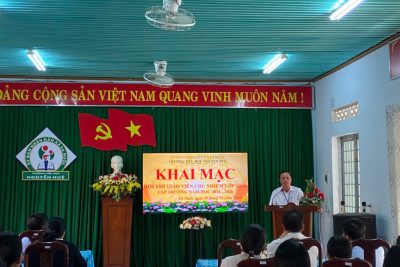 KHAI MẠC HỘI THI GIÁO VIÊN CHỦ NHIỆM LỚP GIỎI CẤP TRƯỜNG, NĂM HỌC 2025 – 2026: KHƠI DẬY SỰ SÁNG TẠO TRONG CÔNG TÁC CHỦ NHIỆM.